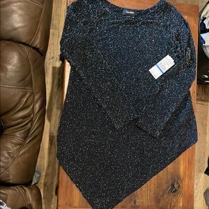 Lands' End Midnight Glitter Sweater
